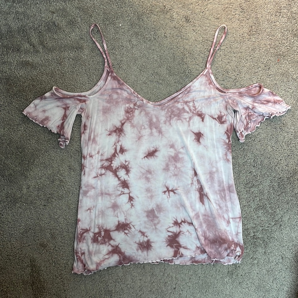 American Eagle Cold Shoulder Tee